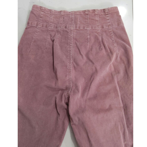 We the Free Jayde cord flare jeans Dusty Rose 25 waist bohemian hippie - Picture 2 of 7